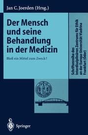 Cover von Der Mensch und seine Behandlung in der Medizin