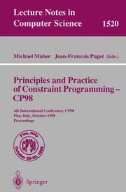Cover von Principles and Practice of Constraint Programming - CP98