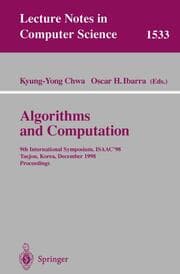 Cover von Algorithms and Computation