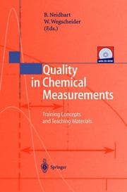 Cover von Quality in Chemical Measurements