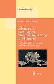 Cover von Advances in Cold-Region Thermal Engineering and Sciences