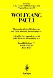 Cover von Wissenschaftlicher Briefwechsel mit Bohr, Einstein, Heisenberg u a IV, Teil III: 1955-1956/Scientific Correspondence with Bohr, Einstein, Heisenberg et al IV, Part III: 1955-1956