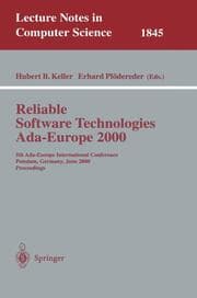 Cover von Reliable Software Technologies Ada-Europe 2000