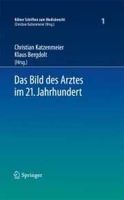 Cover von Das Bild des Arztes im 21. Jahrhundert