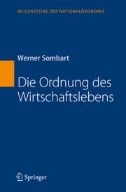 Cover von Die Ordnung des Wirtschaftslebens