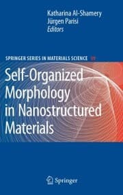 Cover von Self-Organized Morphology in Nanostructured Materials