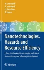 Cover von Nanotechnologies, Hazards and Resource Efficiency