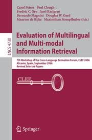 Cover von Evaluation of Multilingual and Multi-modal Information Retrieval