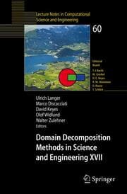 Cover von Domain Decomposition Methods in Science and Engineering XVII