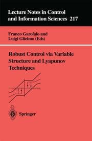 Cover von Robust Control via Variable Structure and Lyapunov Techniques