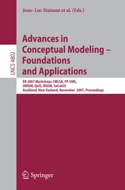 Cover von Advances in Conceptual Modeling - Foundations and Applications