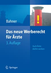 Cover von Das neue Werberecht für Ärzte
