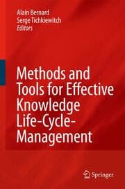 Cover von Methods and Tools for Effective Knowledge Life-Cycle-Management