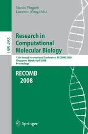 Cover von Research in Computational Molecular Biology