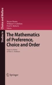 Cover von The Mathematics of Preference, Choice and Order