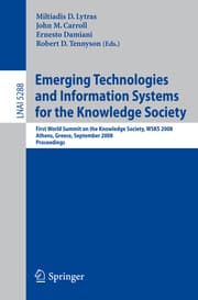 Cover von Emerging Technologies and Information Systems for the Knowledge Society
