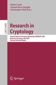 Cover von Research in Cryptology