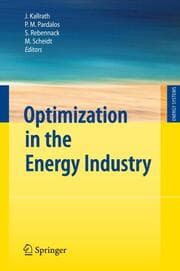 Cover von Optimization in the Energy Industry