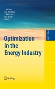 Cover von Optimization in the Energy Industry
