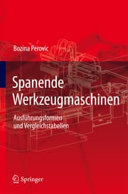 Cover von Spanende Werkzeugmaschinen