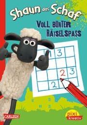 Cover von Pixi kreativ - Shaun das Schaf: Voll bunter Rätselspaß