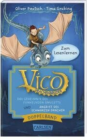 Cover von Das Geheimnis des funkelnden Amuletts/Angriff des schwarzen Drachen