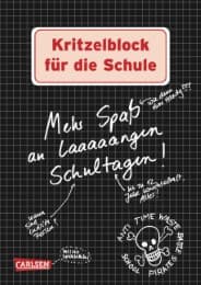 Cover von Kritzelblock für die Schule