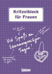 Cover von Kritzelblock für Frauen