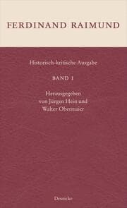 Cover von Historisch-kritische Ausgabe Band 1