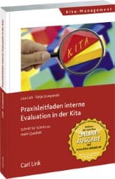 Cover von Praxisleitfaden interne Evaluation in der Kita