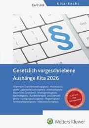 Cover von Gesetzlich vorgeschriebene Aushänge Kita 2026