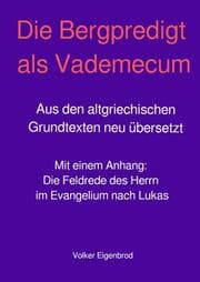 Cover von Die Bergpredigt als Vademecum