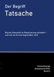 Cover von Der Begriff Tatsache