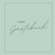 Cover von Gästebuch Hochzeit in Mint Grün im Freundebuch-Stil