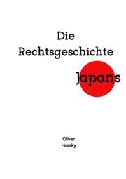 Cover von Die Rechtsgeschichte Japans