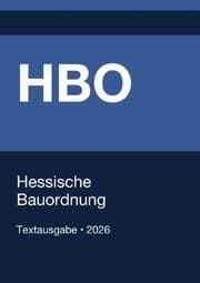 Cover von HBO - Hessische Bauordnung 2026