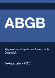 Cover von ABGB - Allgemeines bürgerliches Gesetzbuch Österreich 2026
