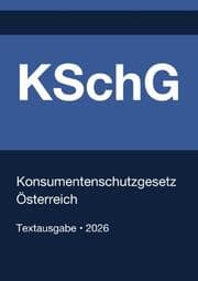 Cover von KSchG - Konsumentenschutzgesetz Österreich 2026
