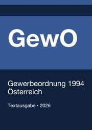 Cover von GewO - Gewerbeordnung 1994 (Österreich) 2026