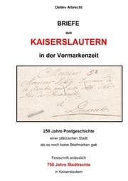 Cover von Briefe aus Kaiserslautern in der Vormarkenzeit