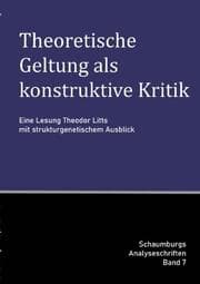 Cover von Theoretische Geltung als konstruktive Kritik