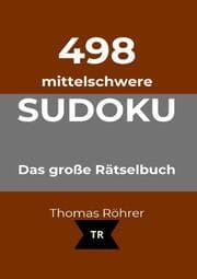 Cover von 498er Sudoku mittelschwer, DIN A5