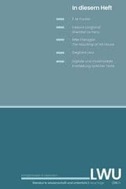 Cover von LWU Literatur in Wissenschaft und Unterricht