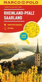 Cover von MARCO POLO Regionalkarte Deutschland 10 Rheinland-Pfalz, Saarland 1:200.000