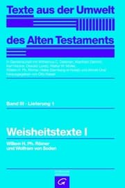 Cover von Weisheitstexte I