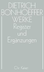 Cover von Register und Ergänzungen