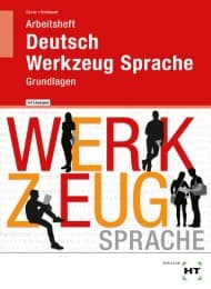 Cover von Arbeitsheft mit eingetragenen Lösungen Deutsch - Werkzeug Sprache