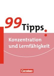 Cover von 99 Tipps: Konzentration und Lernfähigkeit