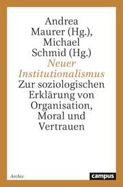 Cover von Neuer Institutionalismus