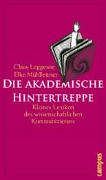 Cover von Die akademische Hintertreppe